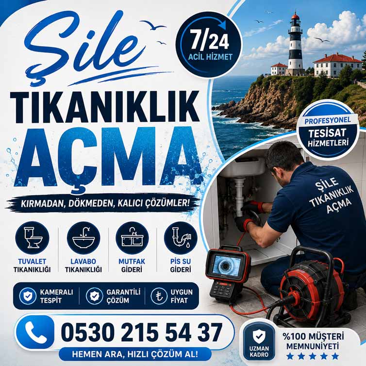 şile tıkanıklık açma
